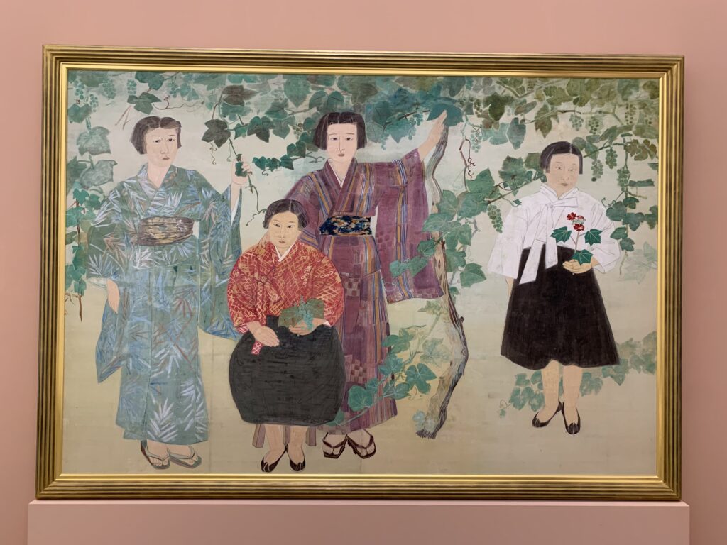 片岡球子 緑蔭